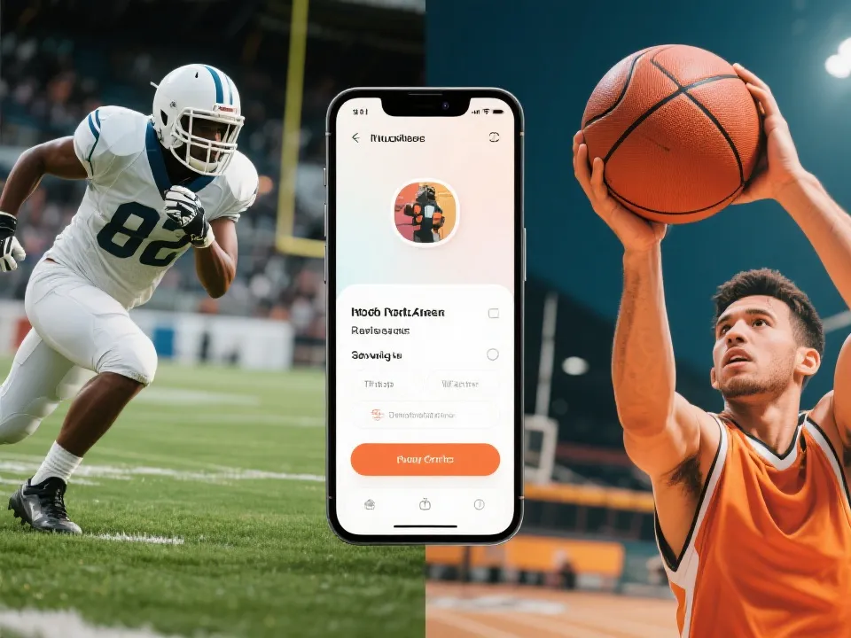 体育赛事与移动端体验视觉海报